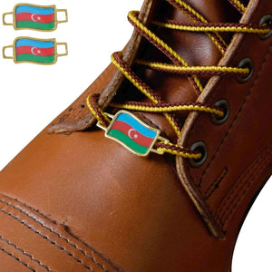 Azerbaijan Flags Shoes Boot Shoelace Keeper Holder Charm BrooklynMaker