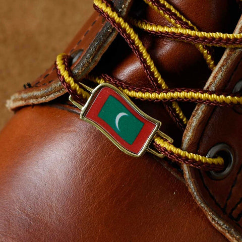 Maldives Flags Shoes Boot Shoelace Keeper Holder Charm BrooklynMaker