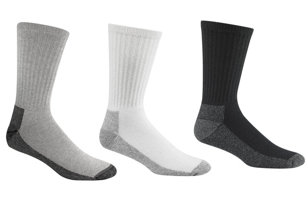 Wigwam 3 Pack Socks At Work Mens Heavy Duty 86% Cotton Crew Sock All Size S1221